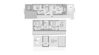 Villa floor plan, 3 bedrooms in ESTRELLA DE LA RIBERA No. 4